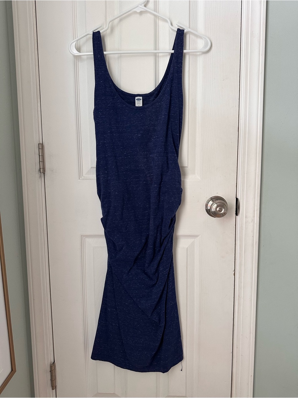 Old Navy Dark Blue Maternity Scoop Tank Dress